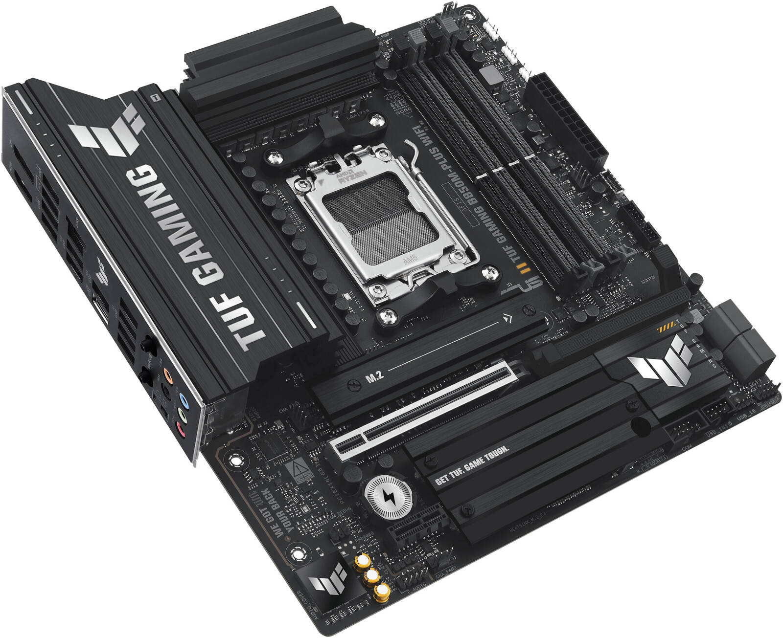 ASUS TUF GAMING B850M-PLUS WIFI AM5 Socket, DDR5 Gaming WIFI Motherboard, 4 x DIMM Slots, 192GB Max Memory | 90MB1IY0-M0EAY0