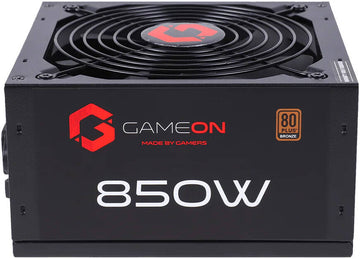 GAMEON SPY2 850W 80+ Bronze Gaming Power Supply, Fully Modular, Double PCB Design, Low Power Consumption, SMD Manufacturing Process Complete protection, Black | GO-SPYATX850W-B