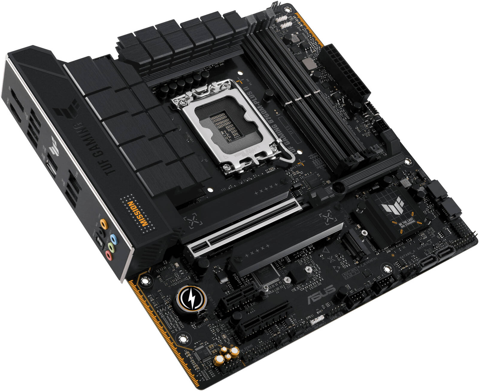 Asus TUF Gaming B760M-Plus II Micro ATX Gaming Motherboard LGA 1700, 4x DIMM DDR5 Slots, 192GB Max Memory, 3x M 2 Slots, 1x PCIe 5 0 x16 Slot, Realtek 2 5Gb Ethernet | 90MB1HD0-M0EAY0