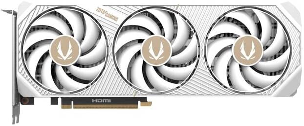 Zotac Gaming GeForce RTX 5070 12GB AMP White Edition GDDR7 Gaming Graphics Card, 192-Bit Memory, 2587 MHz Engine Clock, 28 Gbps Memory Clock, 6144 CUDA Cores, PCI Express 5.0 x16 | ZT-B50700FQ-10P