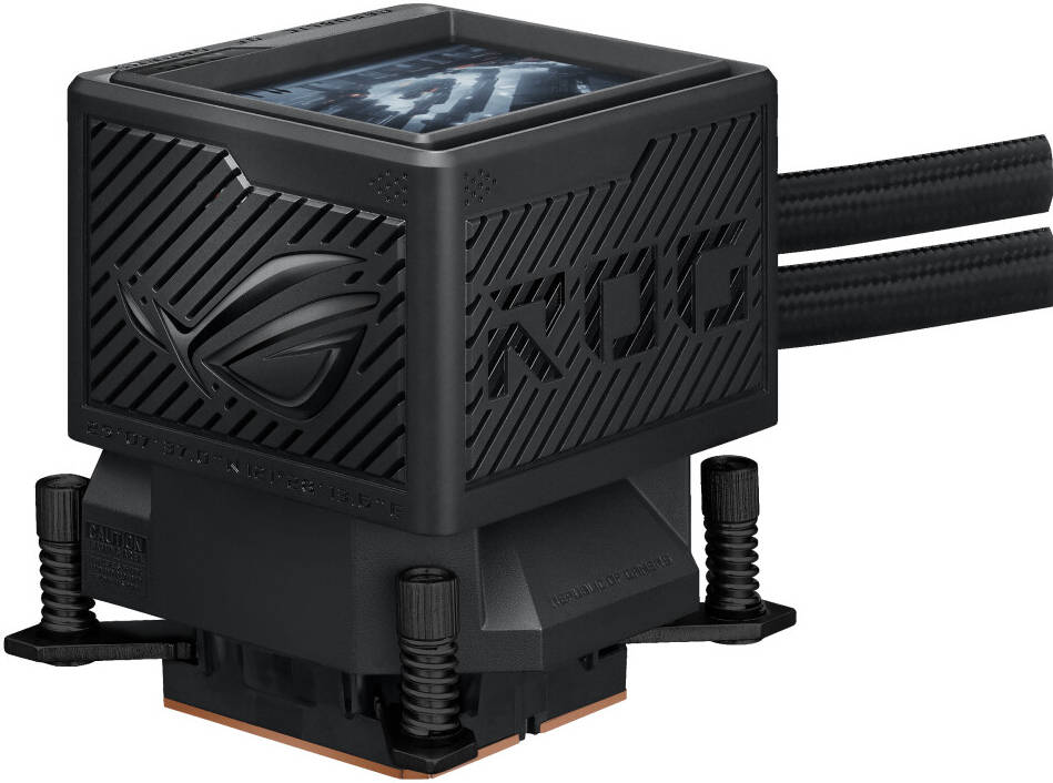 ASUS ROG Ryujin III 360 Extreme AIO ARGB Gaming Liquid CPU Cooler, 360mm Radiator, 120mm ROG Magnetic Daisy-Chainable Fan, 89.73 CFM Airflow, 2800 RPM Speed, 3.5" LCD Display, Black | 90RC0131-M0EAY0