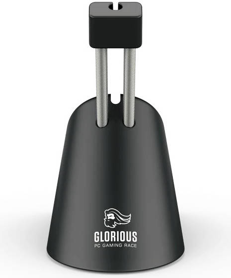 Glorious Mouse Bungee, Black, Rubber Base, Rubber Clip, Spring-Adjustable arm | G-MB-BLACK