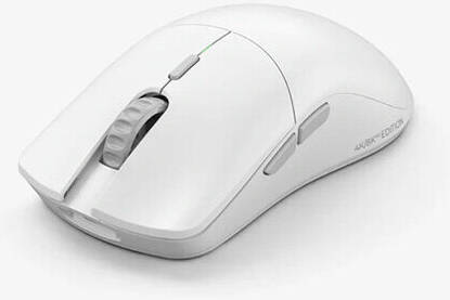 Glorious Model O 2 PRO White 4K/8K Wireless Gaming Mouse, 2.4GHz 1ms delay, 4K/8K Polling, 100M clicks, 59g Ultralight, 26K DPI, RGB, Ambidextrous, 6 Buttons, PTFE Feet | GLO-MS-POWV2-4K8K-W