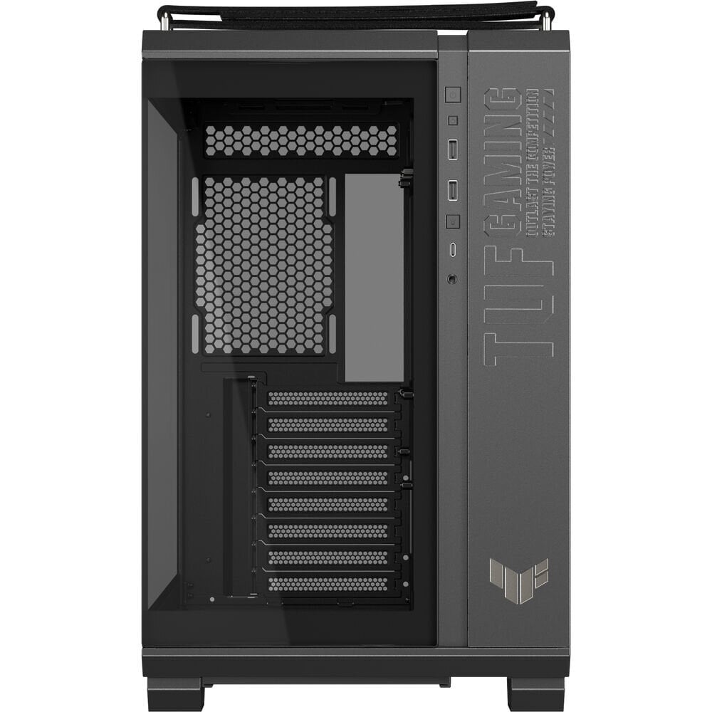 ASUS TUF GT502 Horizon Panoramic ATX Dual-Chamber Gaming Chassis, Black