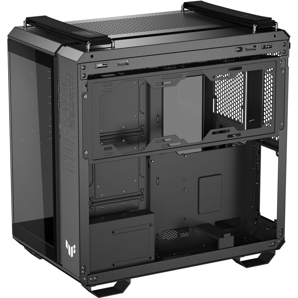 ASUS TUF GT502 Horizon Panoramic ATX Dual-Chamber Gaming Chassis, Black
