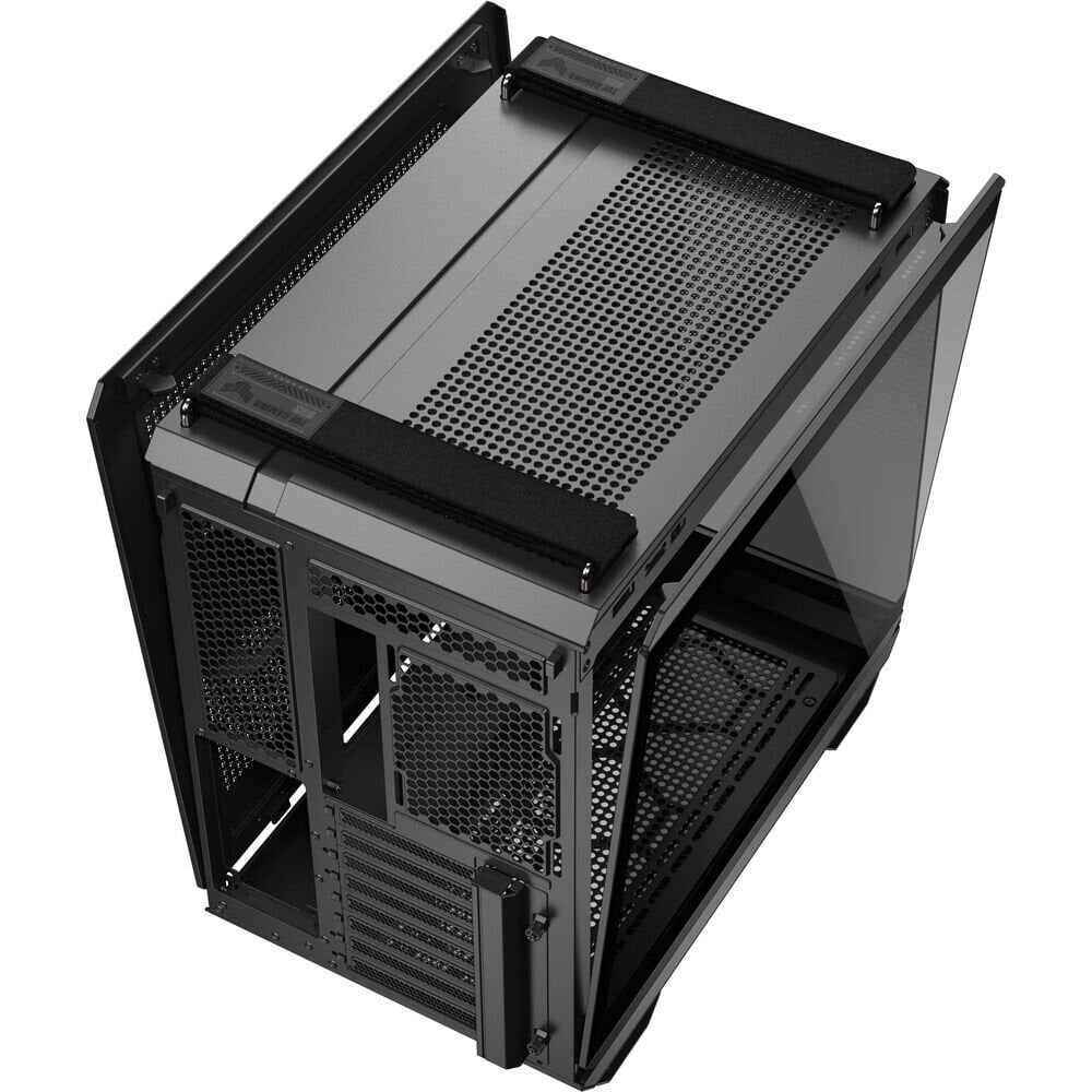 ASUS TUF GT502 Horizon Panoramic ATX Dual-Chamber Gaming Chassis, Black
