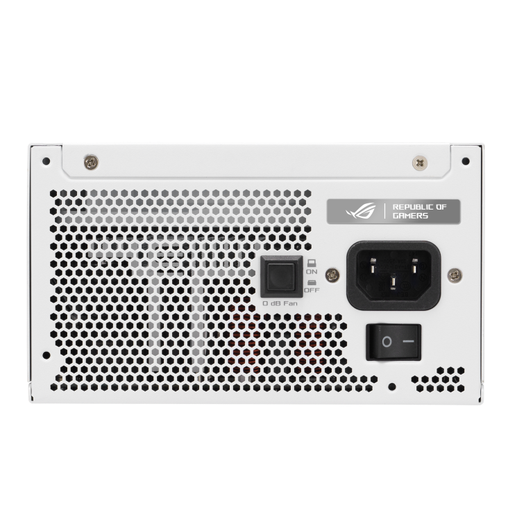 ASUS ROG Strix 1000W WHITE Fully Modular Power Supply, 80+ Platinum Efficiency, ATX 3.1 Compatible, Cybernetic Lambda A+, Dual Ball Fan bearings, White