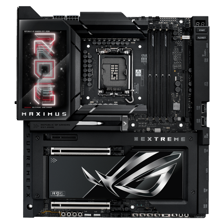 ASUS ROG Maximus Z890 EXTREME WIFI Gaming Motherboard, DDR5, LGA 1851, 4 x DIMM Slots, Up to 192GB RAM