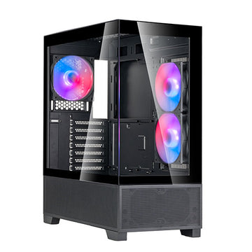 Silverstone Lucid 05 Exquisite ATX Gaming Chassis 270 Panoramic, Black