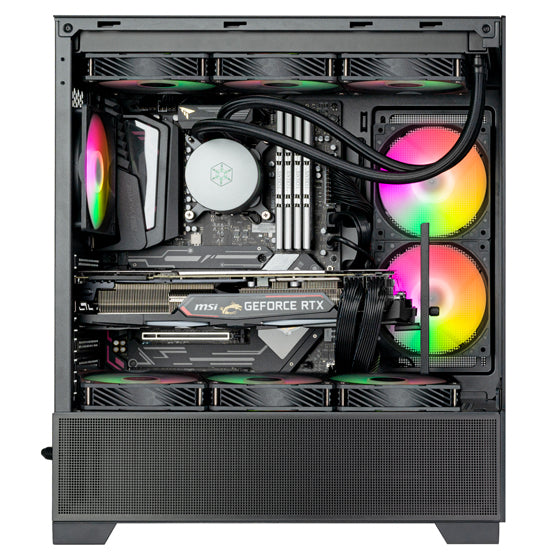 Silverstone Lucid 05 Exquisite ATX Gaming Chassis 270 Panoramic, Black