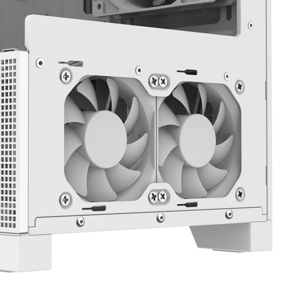 Silverstone Lucid 05 Exquisite ATX Gaming Chassis 270 Panoramic, White