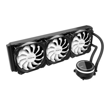 Alseye M360-B 360MM AIO ARGB Liquid CPU Cooler, 2600RPM, 300W TDP | Black