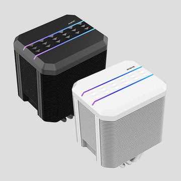 Alseye M90-W ARGB CPU Air Cooler, 2400RPM, 40.5CFM Air Flow, 180W TDP | White