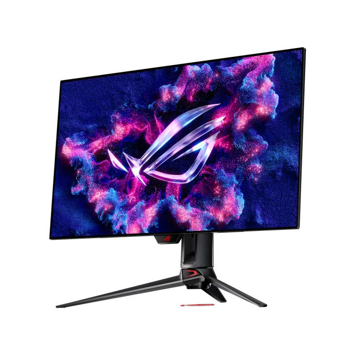 ASUS ROG Swift OLED PG32UCDP Gaming Monitor 32-inch WOLED Panel, Dual mode (4K 240Hz or FHD 480Hz), 0.03 ms (GTG), G-SYNC Compatibility, Custom heatsink, ASUS OLED Care, AI Assistant, VESA Display HDR 400 True, 3 Year Warranty, Black | PG32UCDP
