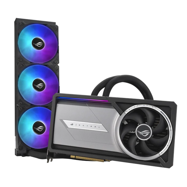 ASUS ROG ASTRAL GeForce RTX 5090 LC (Liquid Cooler) OC Edition 32GB GDDR7 512-Bit Memory 2610 MHz Boost Clock 21760 CUDA Cores PCI Express 5.0 Gaming Graphics Card | ROG-ASTRAL-RTX5090-O32G-GAMING