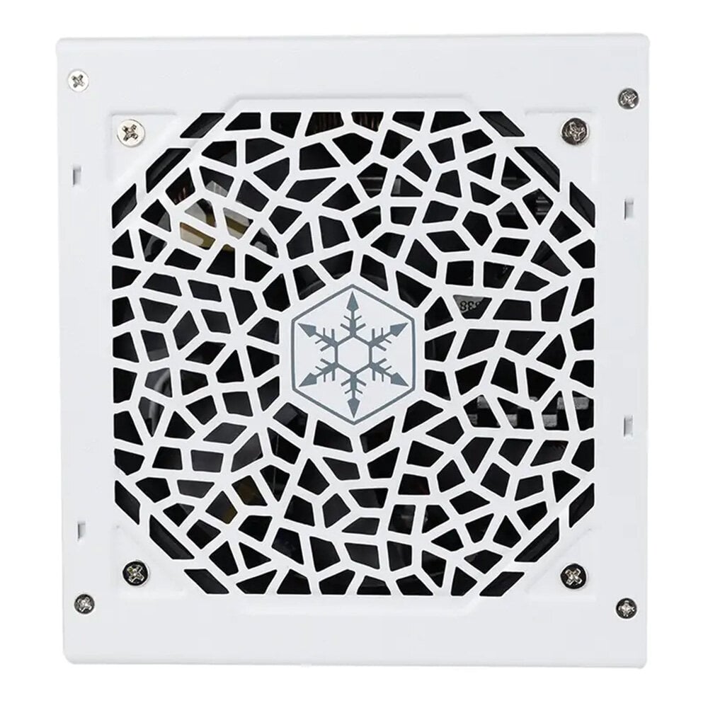SilverStone ATTIS 650R Non-Modular Power Supply, 650W Power, 80 Plus Bronze, Silent 120mm Fan, Active PFC, Multi-Protection, ATX Form Factor, Japanese Primary Capacitor, White