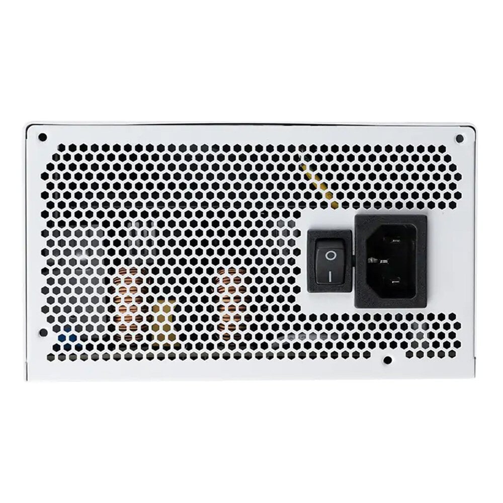 SilverStone ATTIS 650R Non-Modular Power Supply, 650W Power, 80 Plus Bronze, Silent 120mm Fan, Active PFC, Multi-Protection, ATX Form Factor, Japanese Primary Capacitor, White