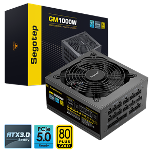 Segotep GM850W ATX 3.0 Black