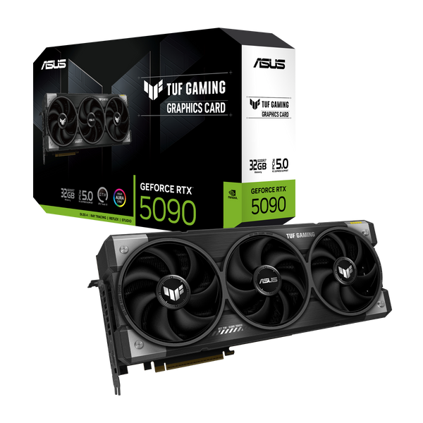 ASUS TUF Gaming NVIDIA GeForce RTX 5090 32GB GDDR7 Graphics Card, 28 Gbps, 512-bit Memory Interface, PCIe 5.0 Express, 21760 Cuda Core, with ARGB Sync