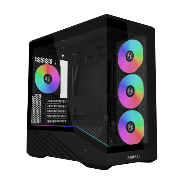 Lian Li V100 Mini Gaming Case Black with 4 ARGB Fans | 4718466 021885