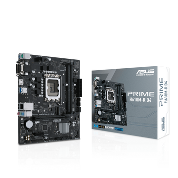 ASUS Prime H610M-R D4 LGA 1700 Socket Intel DDR4 Motherboard