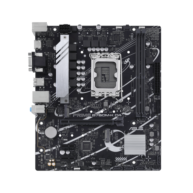 Asus Prime B760M-K DDR5 LGA 1700 Micro-ATX Motherboard | 90MB1FI0-M0EAY0