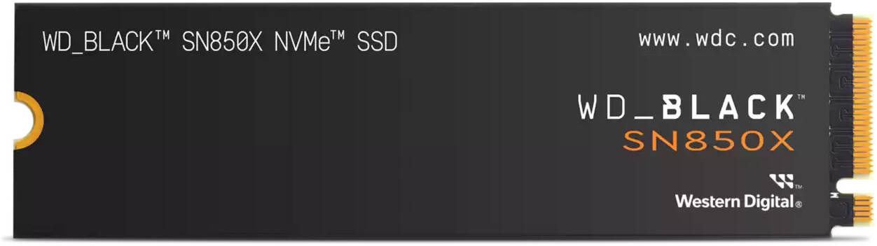 WD 8TB BLACK SN850X NVMe PCIe 4.0 Internal SSD, Up to 7200 MB/s Sequential Read & 6600 MB/s Write Speeds, M.2 2280, 1.75 Million Hours MTTF, 4800TB Endurance
