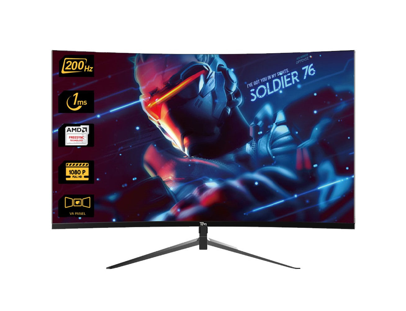 Twisted Minds 24" FHD 200HZ,curved ,VA Gaming Monitor TM24RFA