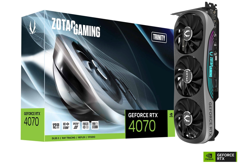 ZOTAC GAMING GeForce RTX 4070 Trinity 12GB Triple Fan