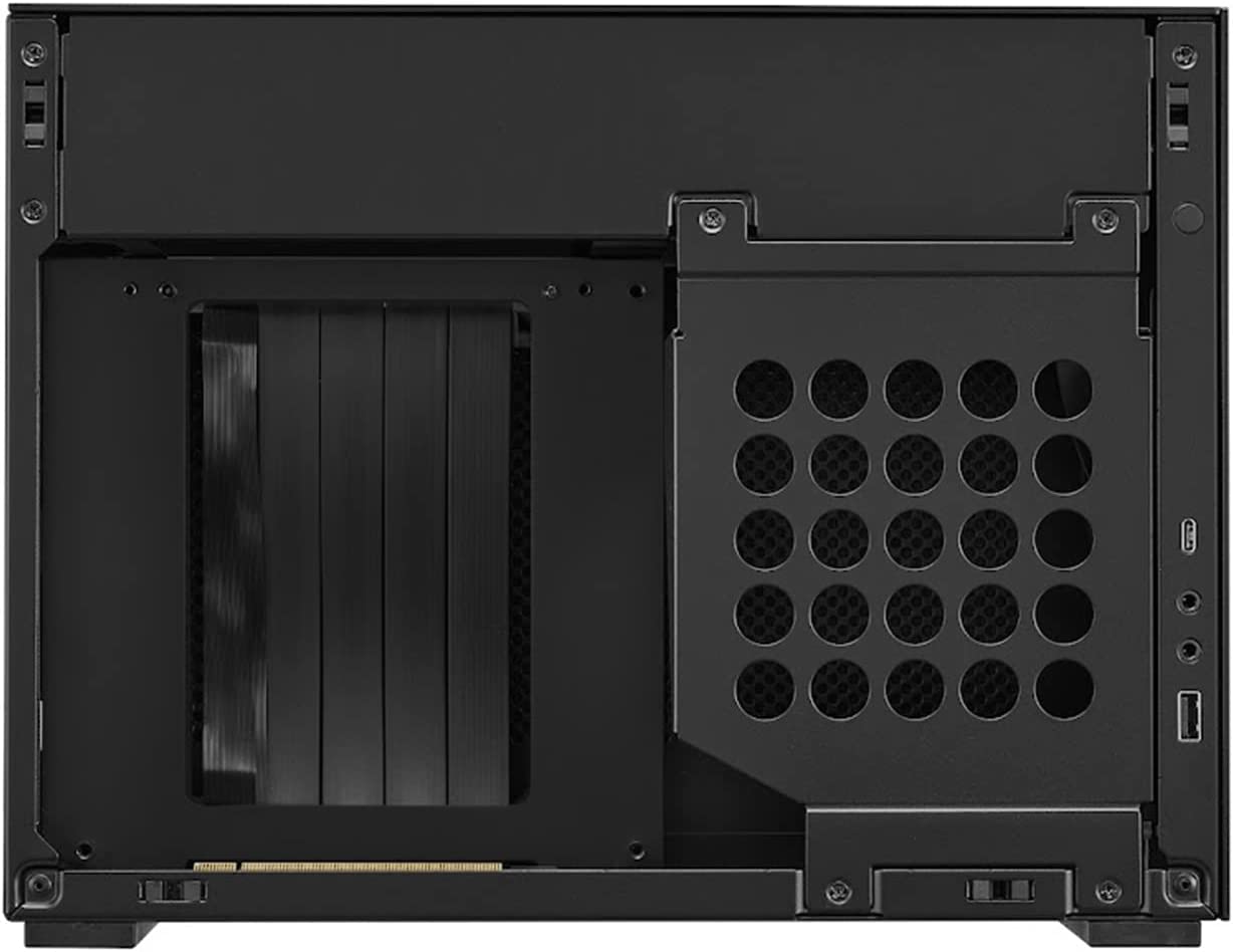 حافظة Lian Li A4-H2O mini ITX باللون الأسود 