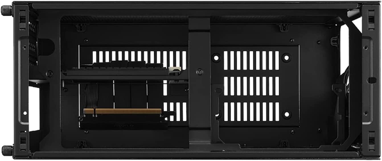 حافظة Lian Li A4-H2O mini ITX باللون الأسود 