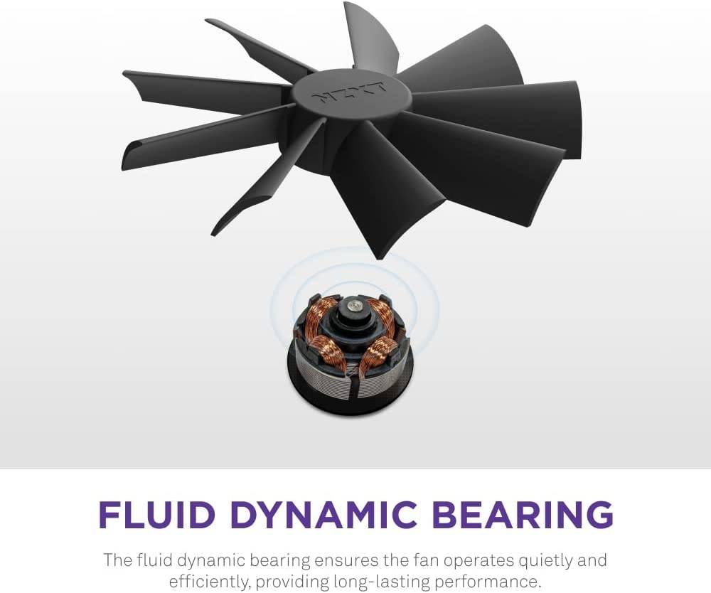 NZXT F120 RGB DUO Triple Pack Fan (RGB Fan & Controller Included) - 3x120mm Fan - Black | RF-D12TF-B1