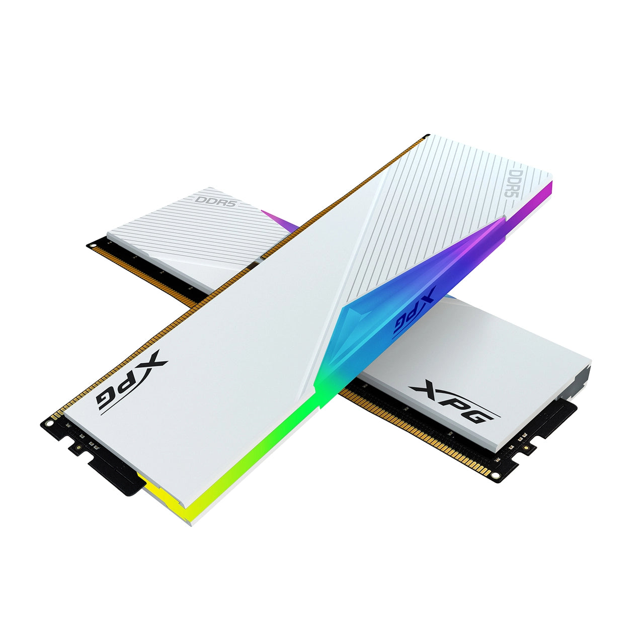 XPG Lancer 32GB(16GBx2) DDR5 6000MHz RGB Memory WHITE - Dragon Master For Electronics