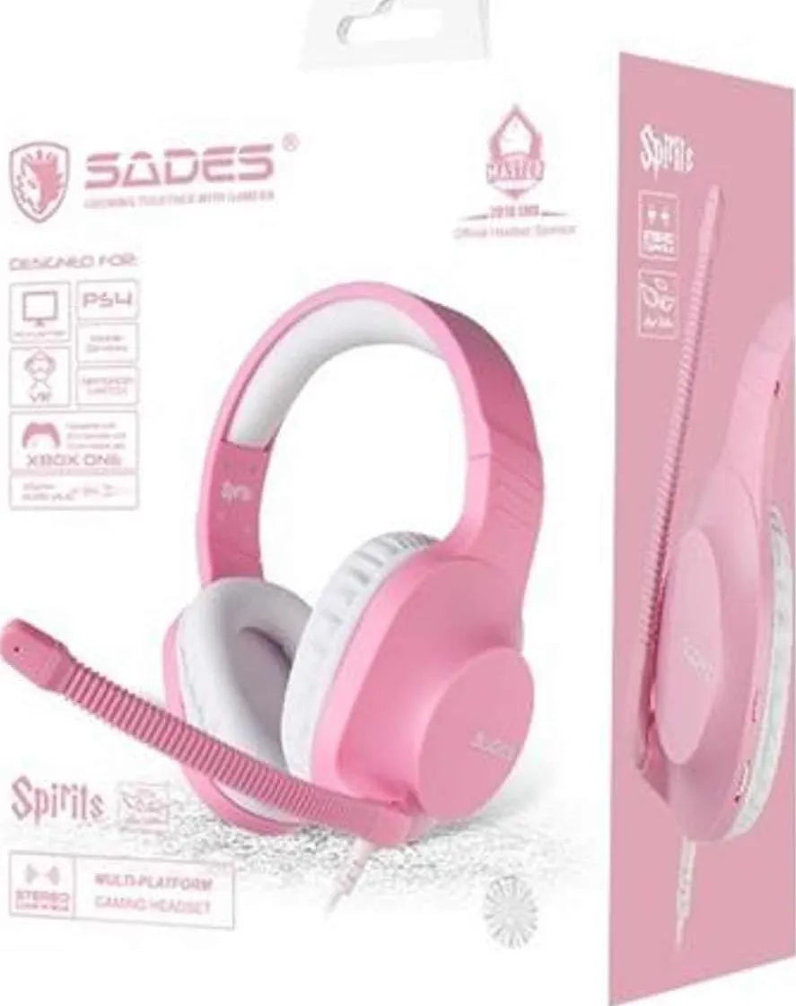 SADES Gaming Headset-Spirits (SA-721) -PINK