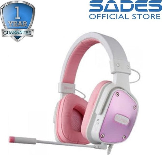 SADES Gaming Headset D-Power SA-722 PINK