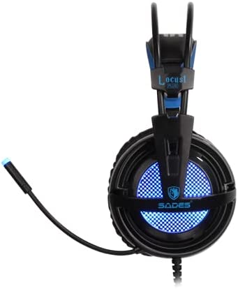 Sades locust plus SA 904 Virtual 7.1 Surround Gaming headset with RGB light