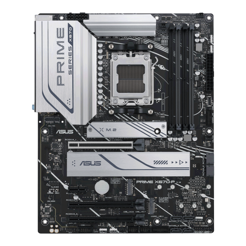 ASUS Prime X670-P AMD AM5 DDR5 ATX Motherboard / 90MB1BU0-M0EAY0