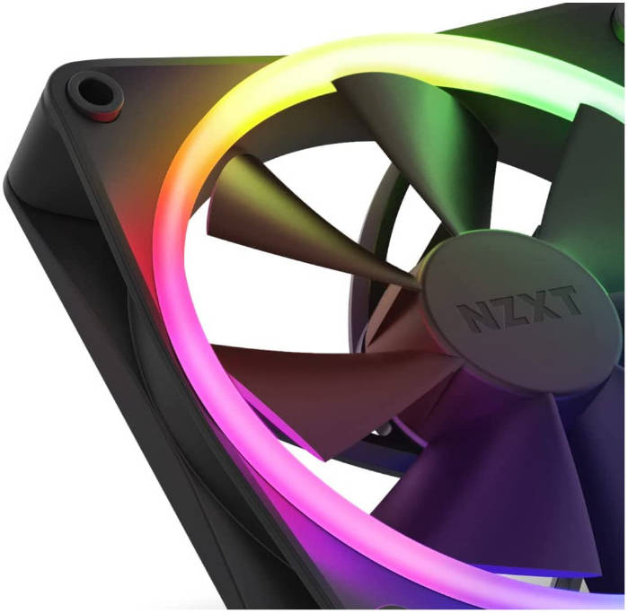 NZXT F120 RGB PWM Single Fan ,Black | HF-28140-FP
