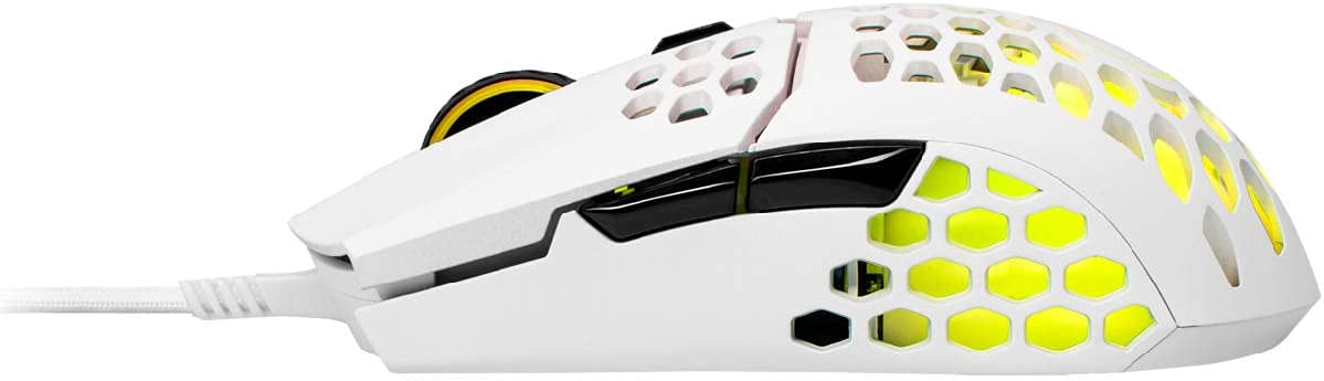 Cooler Master MM711 White 60G RGB Gaming Mouse with Lightweight Honeycomb Shell