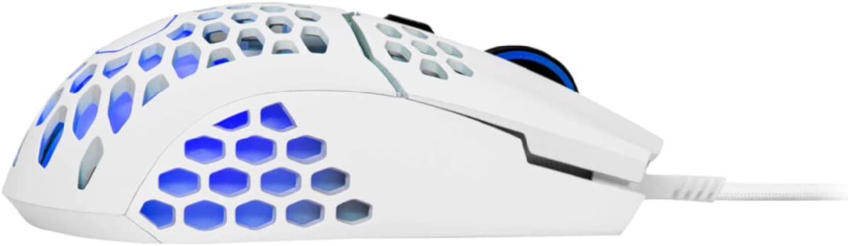 Cooler Master MM711 White 60G RGB Gaming Mouse with Lightweight Honeycomb Shell