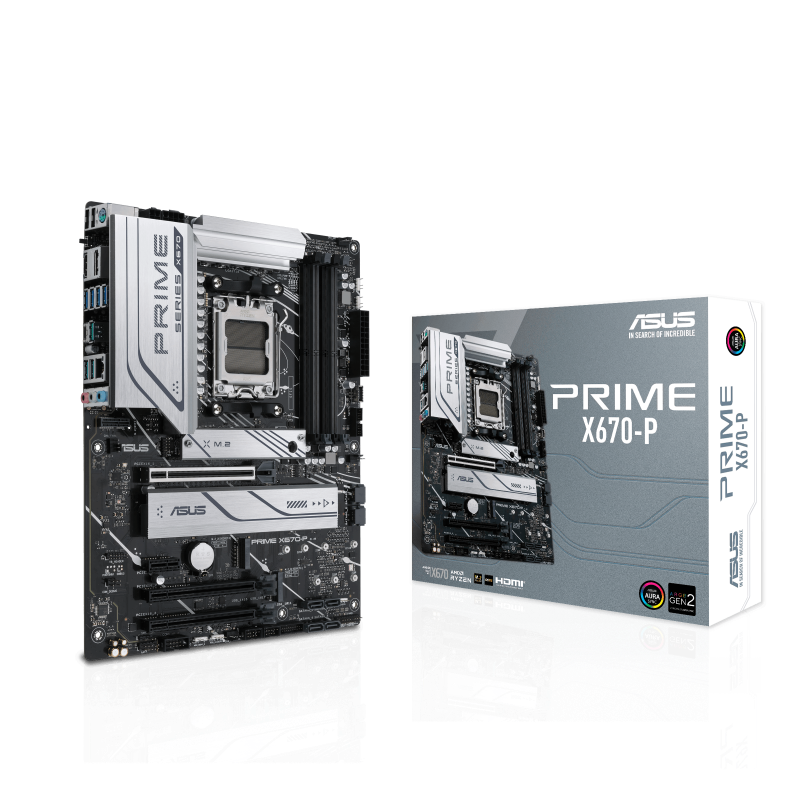 ASUS Prime X670-P AMD AM5 DDR5 ATX Motherboard / 90MB1BU0-M0EAY0