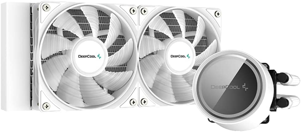 DEEPCOOL AIO Liquid Cooler GAMMAXX L240 RGB WHITE - Dragon Master For Electronics
