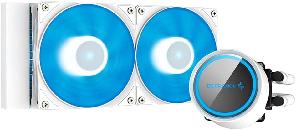 DEEPCOOL AIO Liquid Cooler GAMMAXX L240 RGB WHITE - Dragon Master For Electronics