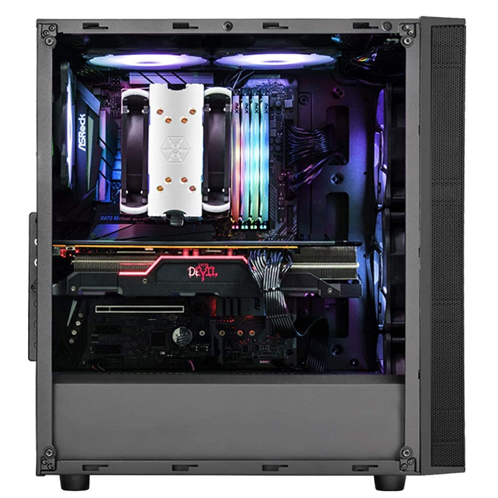 SilverStone Series FARA R1 PRO ATX chassis with ARGB BLACK