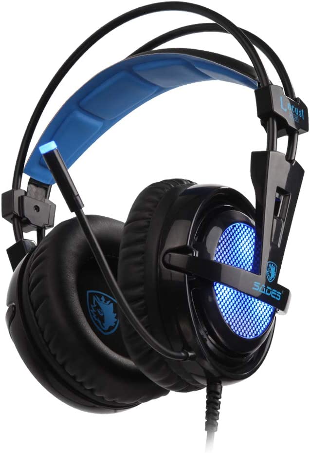 Sades locust plus SA 904 Virtual 7.1 Surround Gaming headset with RGB light