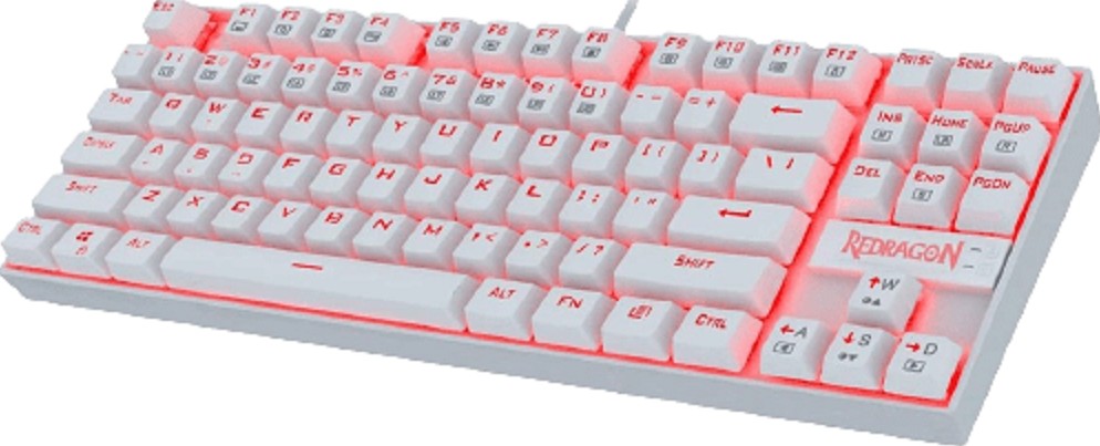 Redragon Kumara Wired Mechanical Gaming Keyboard - White - K552W-2 - Dragon Master For Electronics
