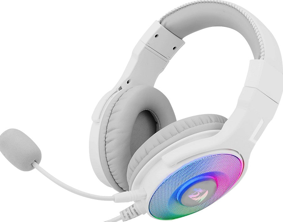 Redragon H350 Pandora RGB Wired Gaming Headset WHITE - Dragon Master For Electronics