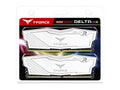 Team T-Force Delta 16GB (2 X8) RGB DDR4 3600 MHz CL18 RAM Memory - White - Dragon Master For Electronics