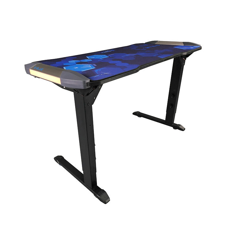Gaming shop desk blue