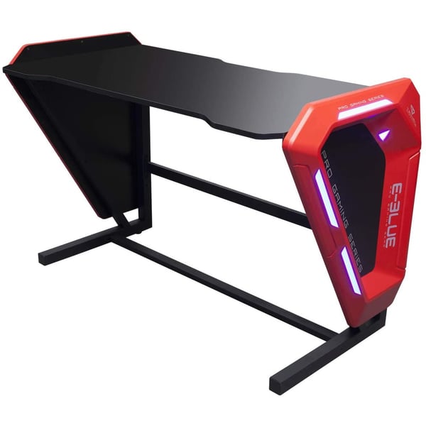 مكتب الألعاب Eblue بإضاءة RGB | EGT002BKAA-IA